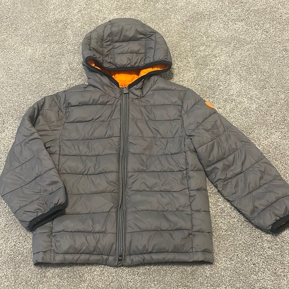 Baby GAP toddler boys size 4T hooded puffer jacket